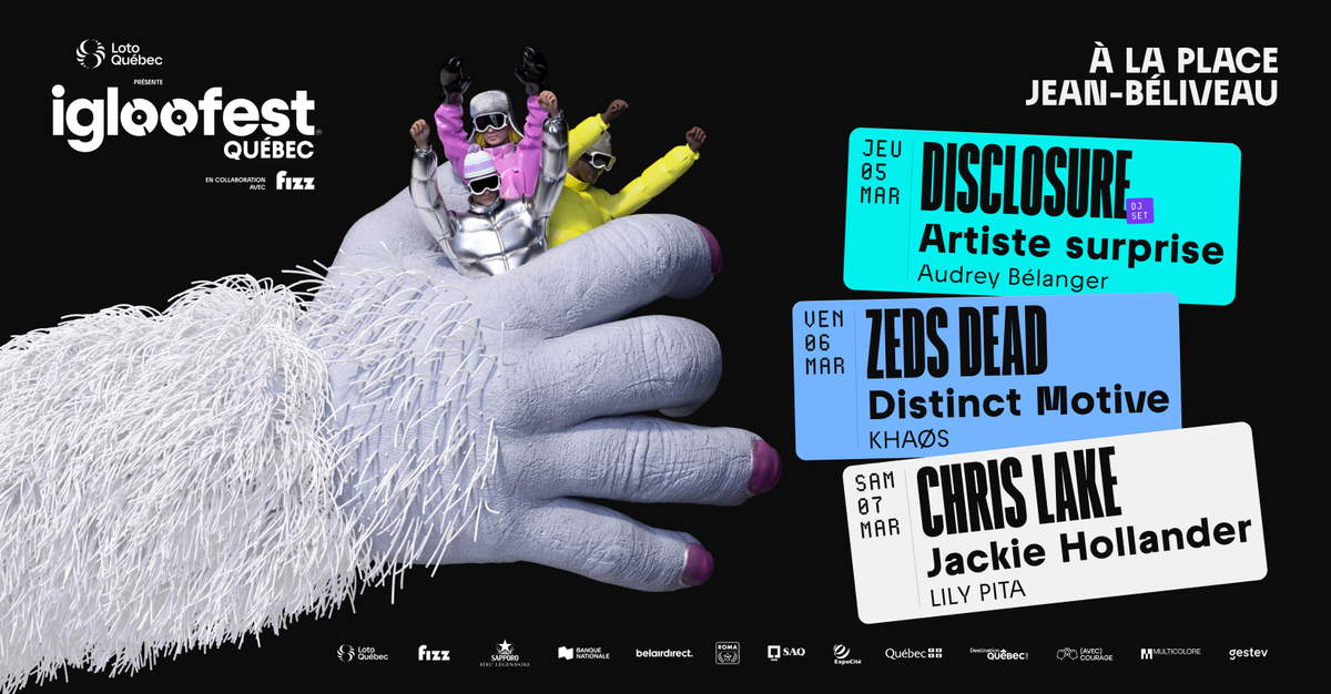 2026 Igloofest Quebec - Saturday at Place Jean Beliveau