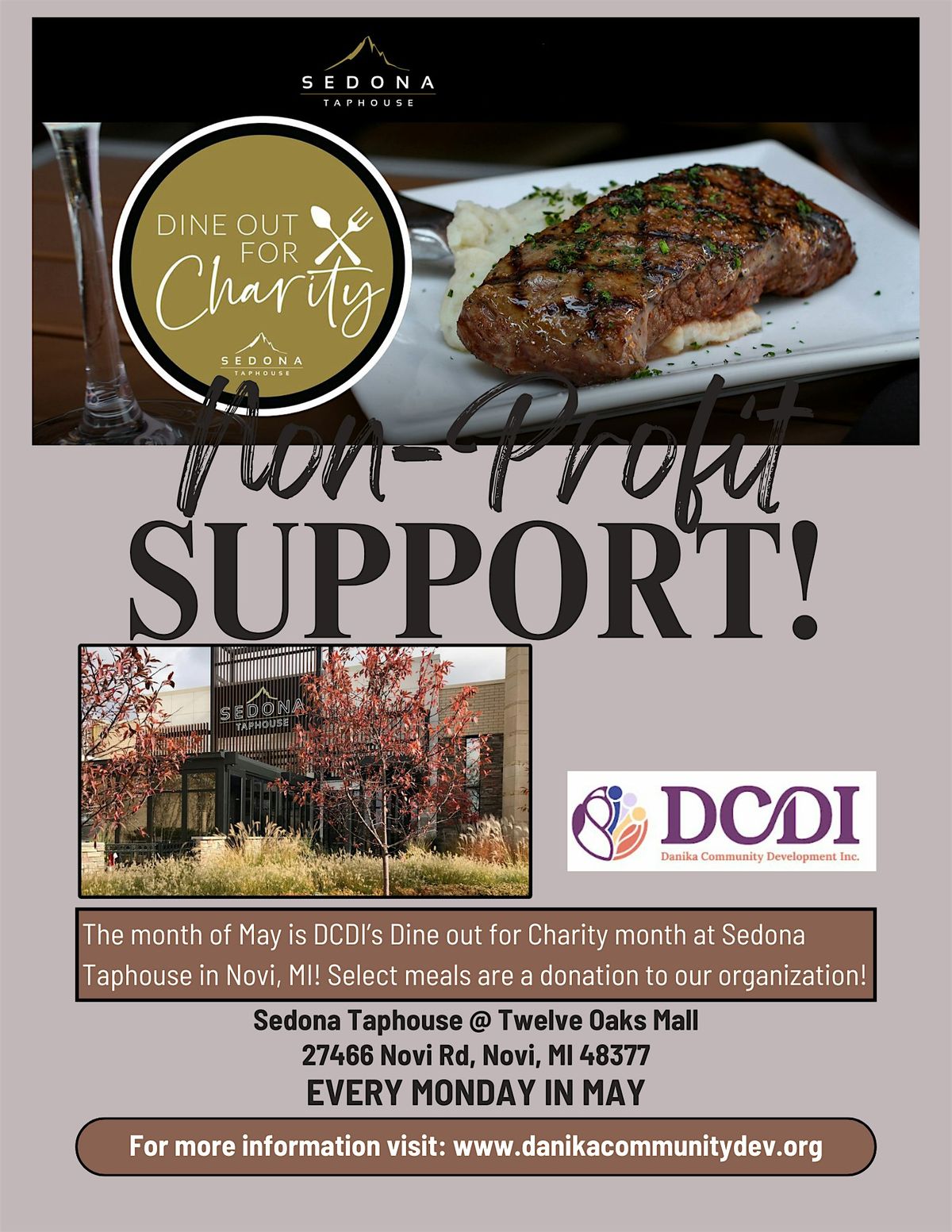 DCDI Dine Out for Charity Event Sedona Taphouse