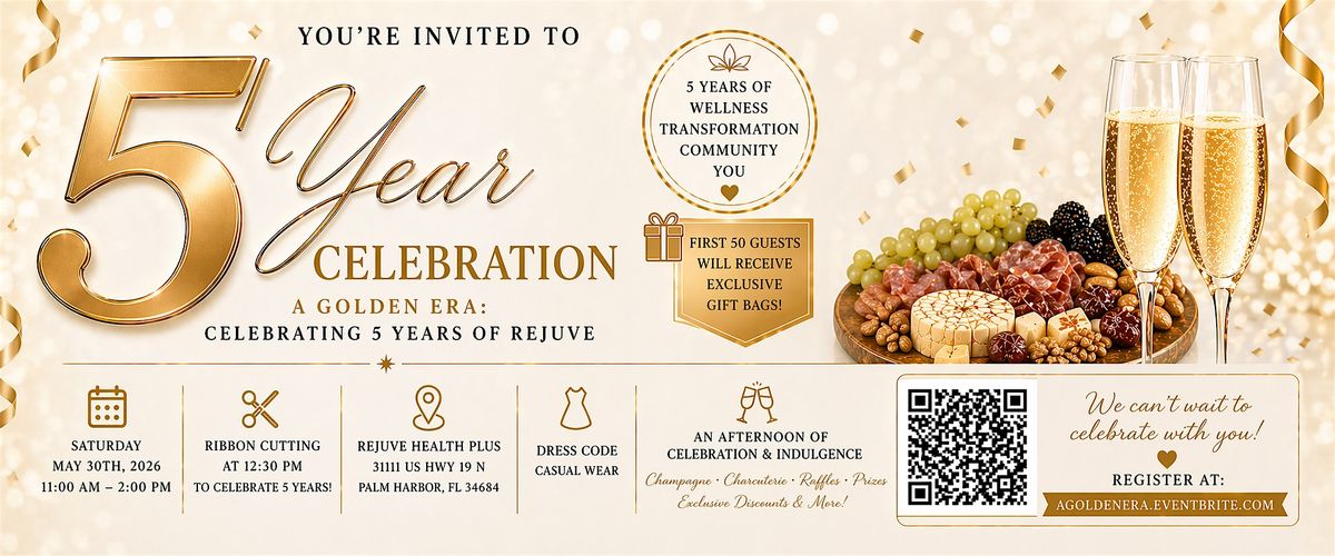 A Golden Era: Celebrating 5 years of Rejuve Health Plus