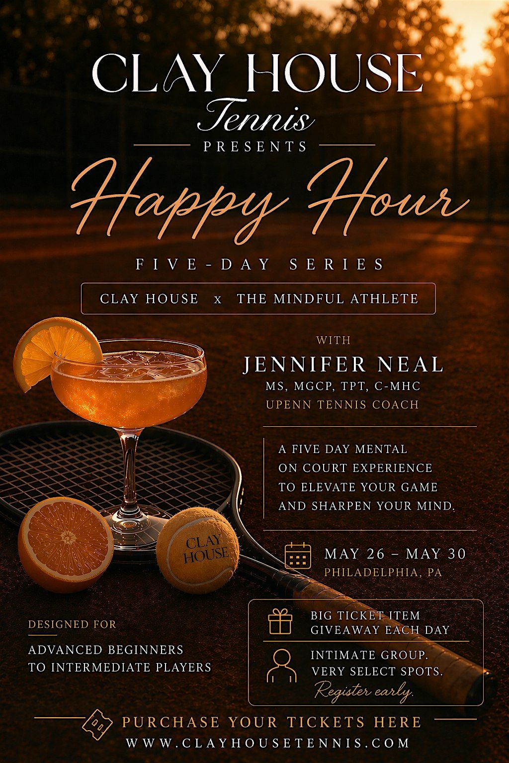 Tennis Happy Hour 5-Day Series