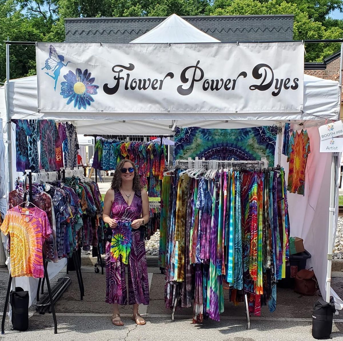 Flower Power Dyes at the Natural Bridge Artisan Festival | Natural