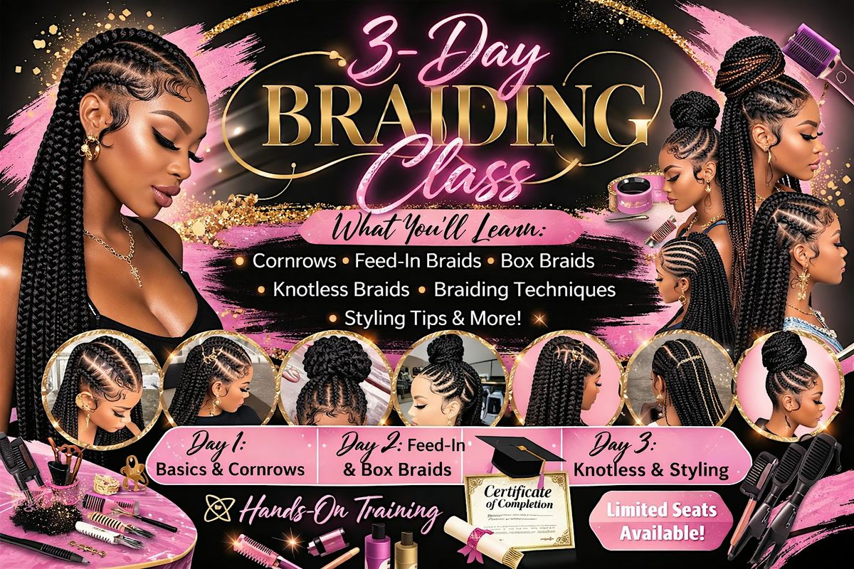 Caratin Academy 3day Braiding Course