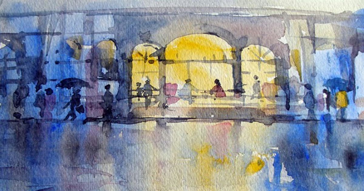 Workshop | Watercolor \u2022 Night City | Laguna Art-A-Fair