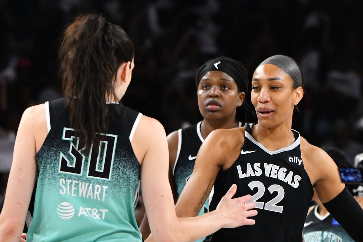 New York Liberty at Las Vegas Aces at Michelob ULTRA Arena at Mandalay Bay Resort and Casino