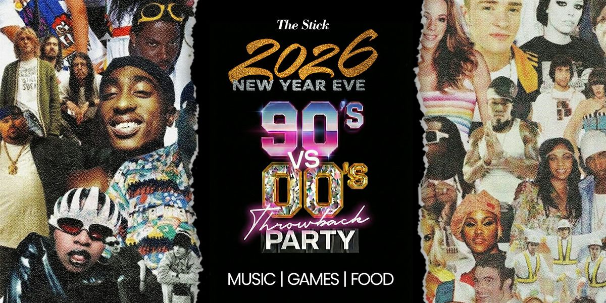 NYE 2026 90s vs 00s Music Party