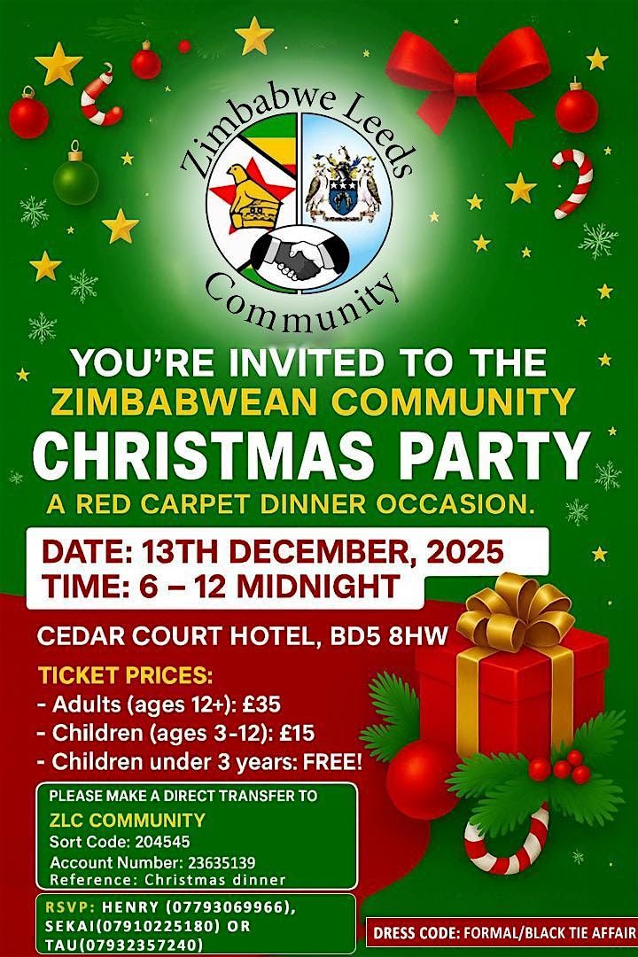 Zimbabwean Community Christmas Dinner