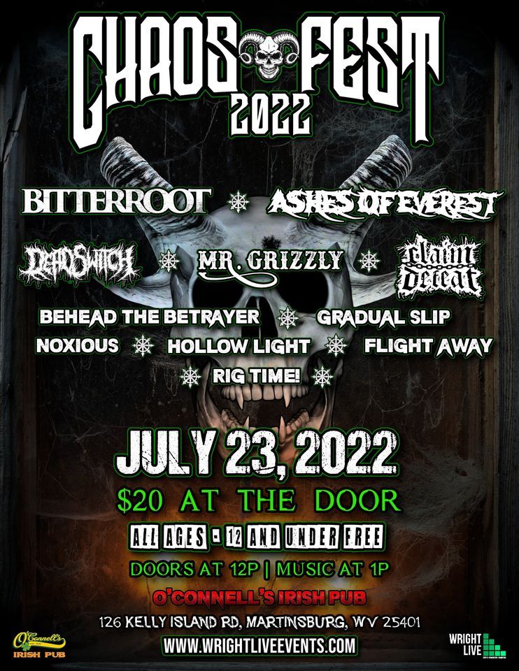 Chaos Fest 2022 | 126 Kelly Island Rd, Martinsburg, WV 25401-4571 ...