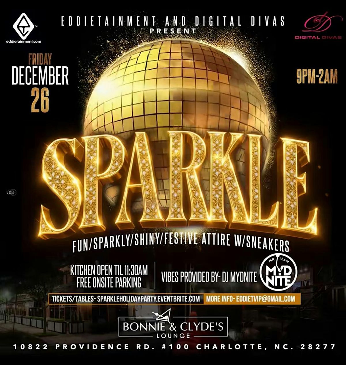 \u2605\u2605 SPARKLE \u2605\u2605 Holiday Party w\/DJ Mydnite