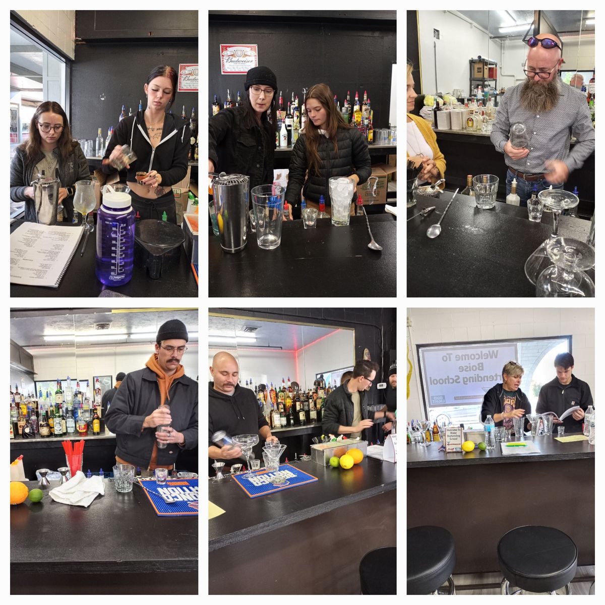 Bartending classes with job placement and certification E Gilman St