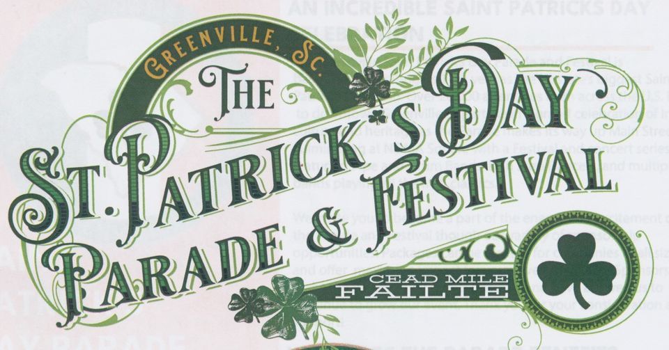 Greenville St Patricks day parade Greenville Downtown March 11, 2023