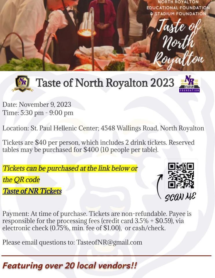 Taste of North Royalton St Paul Hellenic Banquet Center, North