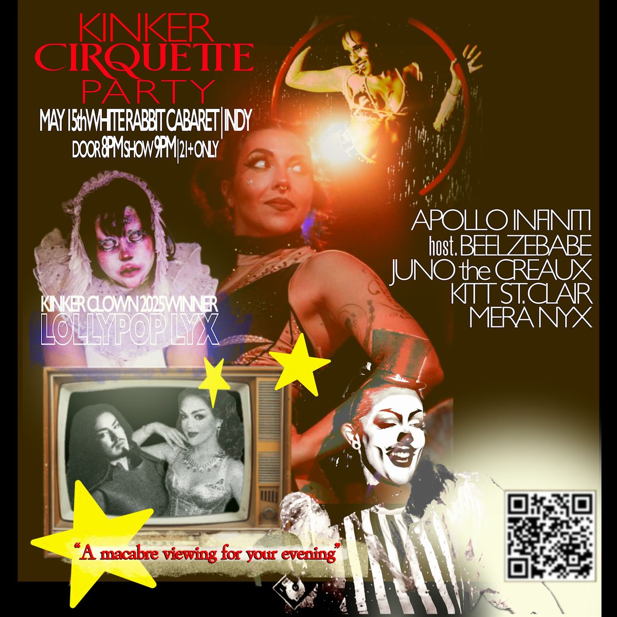 Beelzebabe presents KINKER - Freakshow Cabaret