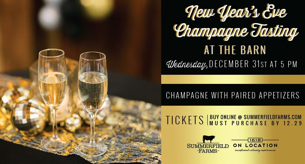 New Year's Eve Champagne Tasting