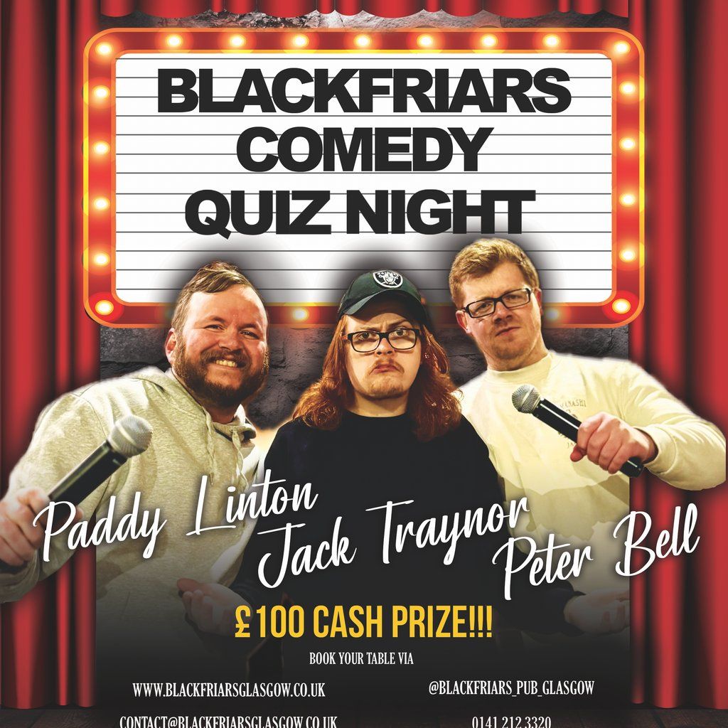 Blackfriars Comedy Quiz Night!