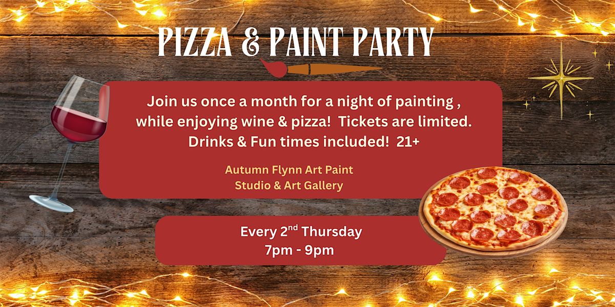 Paint, Wine & Pizza Night!
