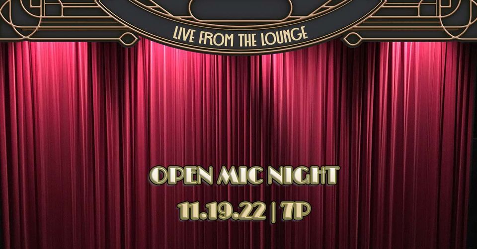 Soda Lounge Open Mic Night