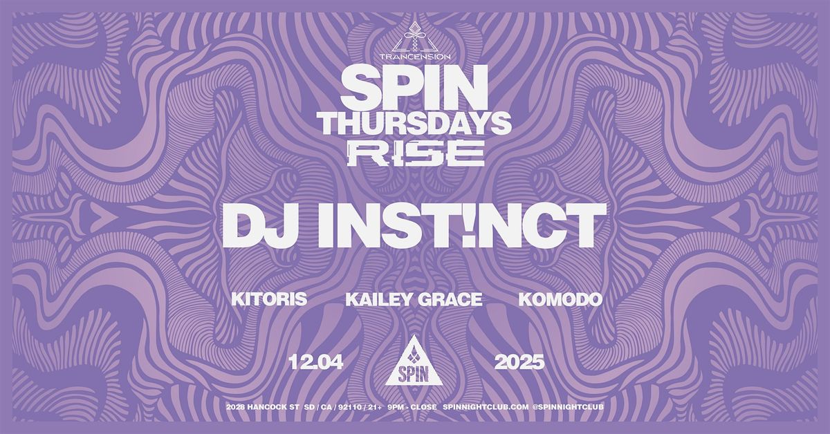 Trancension RISE: DJ INST!NCT w\/ Kitoris, Komodo, Kailey Grace