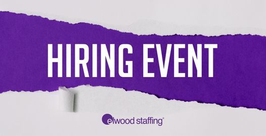 Elwood Staffing Medford Hiring Event