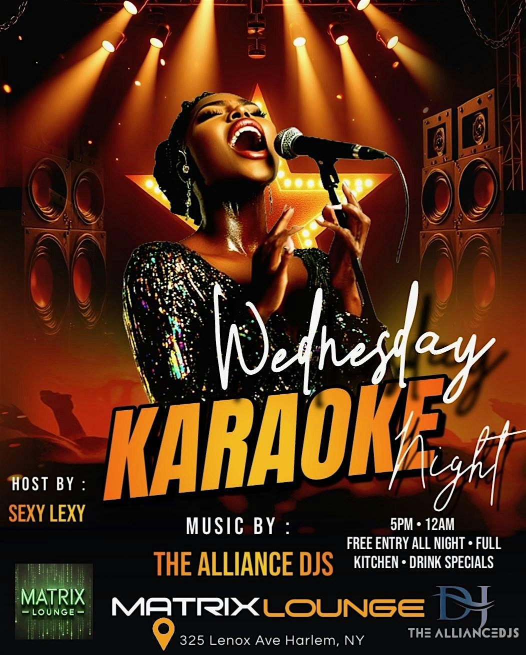 Wednesday Night Karaoke Presented by The Alliance DJS