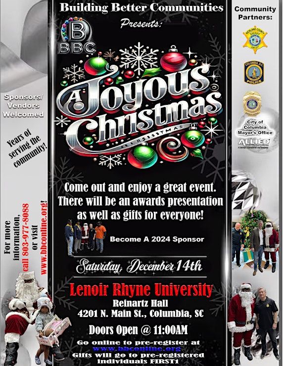 BBCs A Joyous Christmas 2024 Lenoir Rhyne University, Columbia, SC