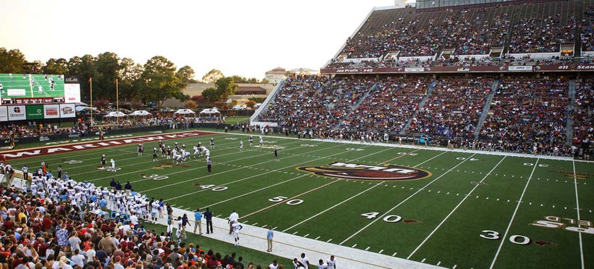 Parking Troy Trojans at Louisiana Monroe Warhawks Football