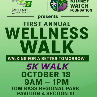 Kidney Watch Foundation, Wellness & Living Healthy