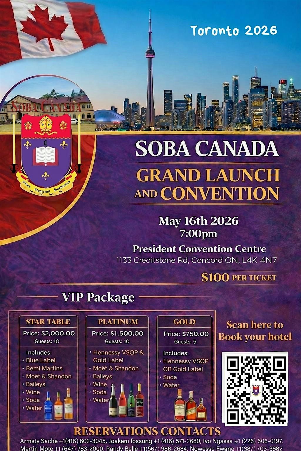 SOBA CANADA GRAND LAUNCH\/CONVENTION