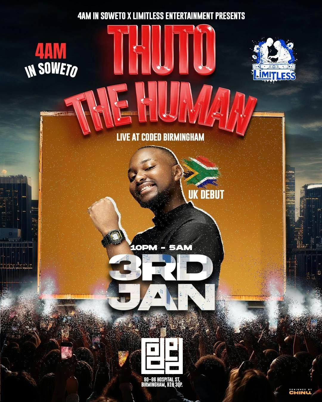 THUTO THE HUMAN: LIVE IN BIRMINGHAM \ud83d\udcab