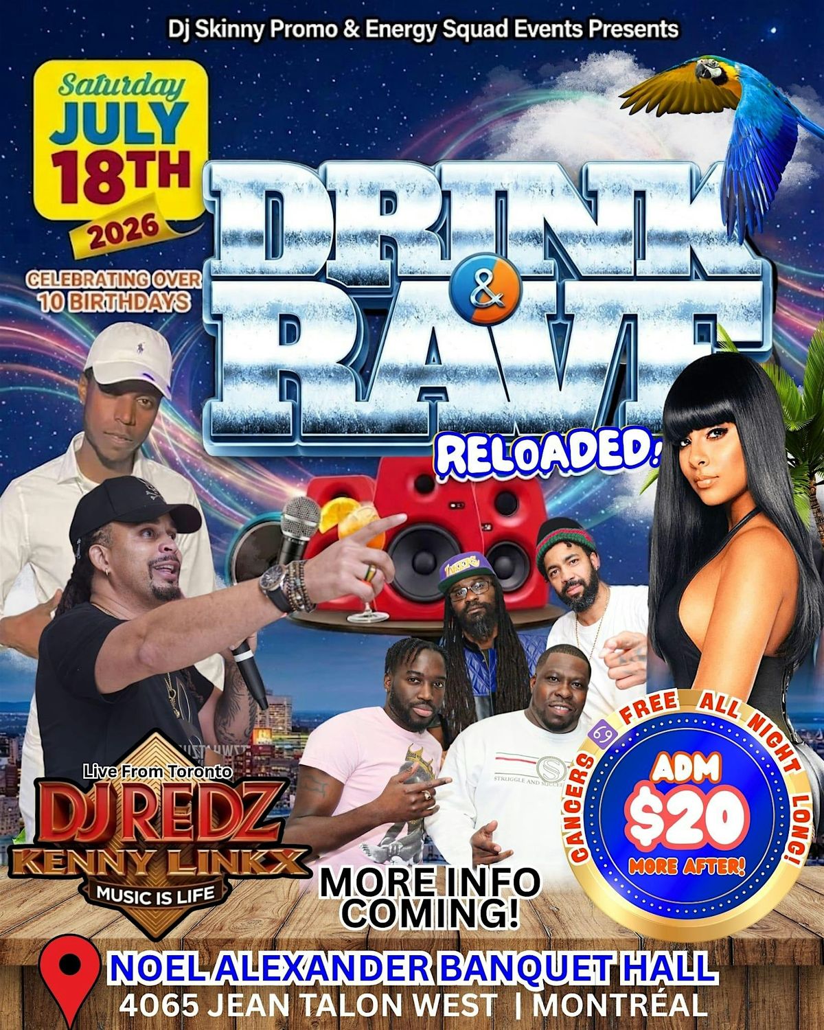 DRINK AND RAVE RELOADED