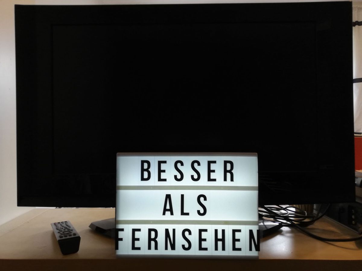 Leseb\u00fchne "Besser als Fernsehen" im September