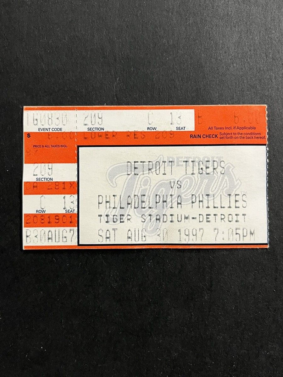 Philadelphia Phillies at Detroit Tigers at Comerica Park