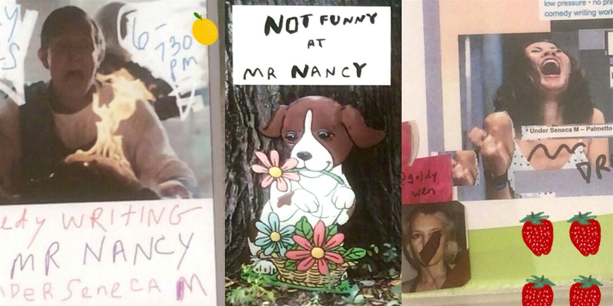 Comedy writing workshop FREE! (fun!) brainstorm- hang out IRL !