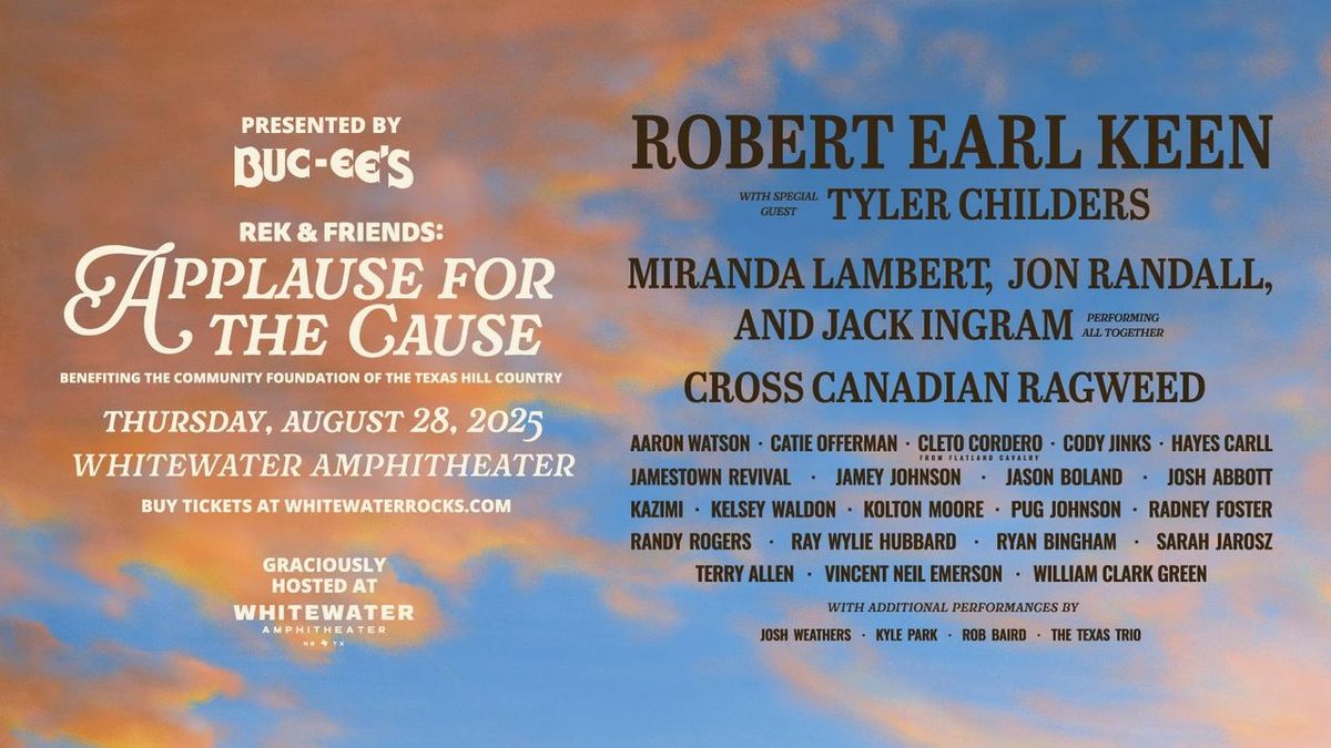 Robert Earl Keen at Whitewater Amphitheater
