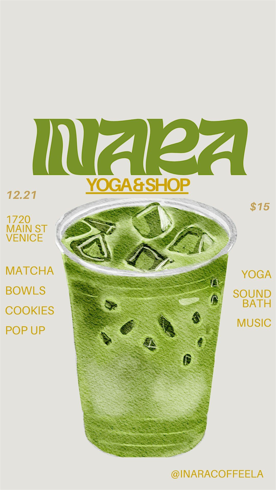 Inara Yoga, Matcha & Shop
