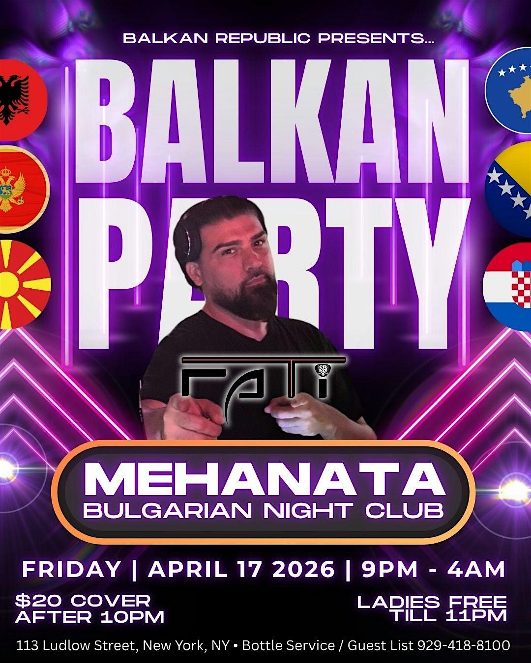 Ue Hanata BALKAN PARTY at Mehanata Bulgarian Bar, New York on 17th April, 2026