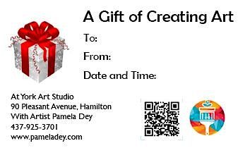 Holiday Card Making Workshop in Hamilton Ontario