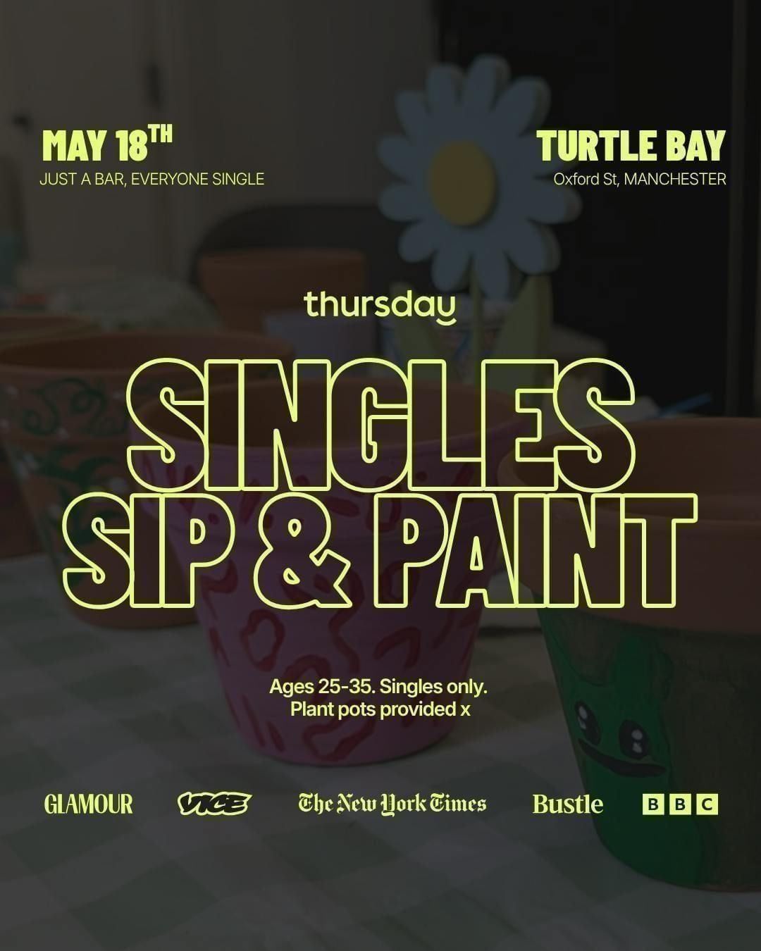 Monday | Sip &amp; Paint | Manchester | book at thursday.com