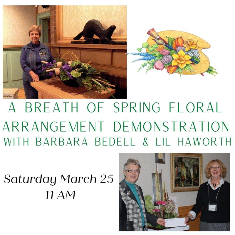 A Breath of Spring Floral Arrangement Demonstration RiverBrink Art