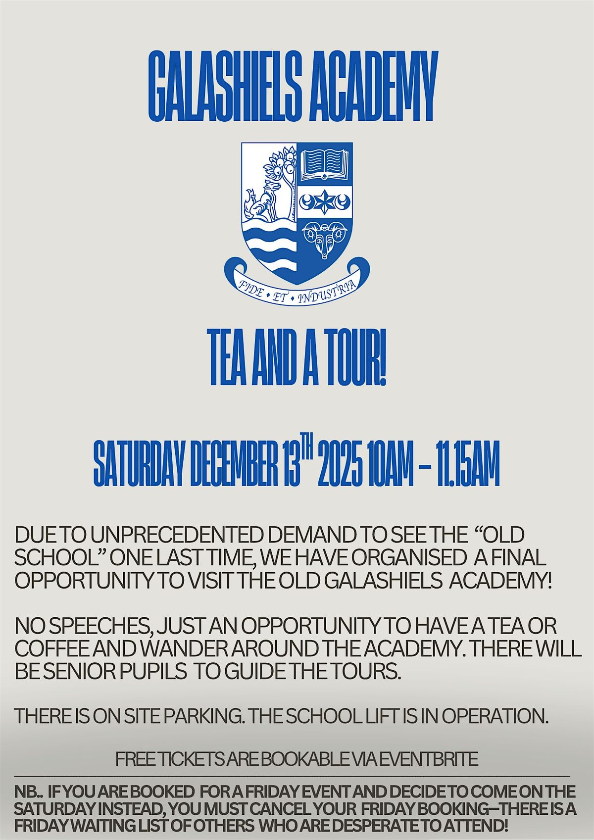 Gala Academy Tea and a Tour!