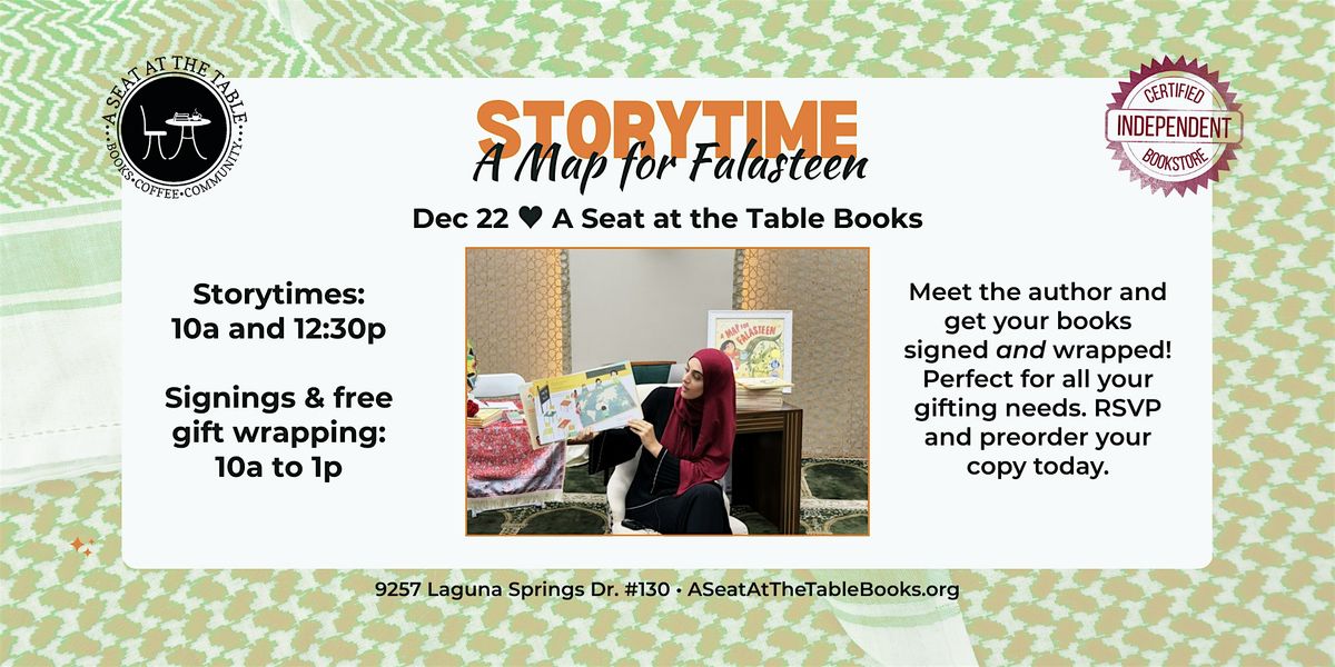 Storytime and Signing: A Map for Falasteen