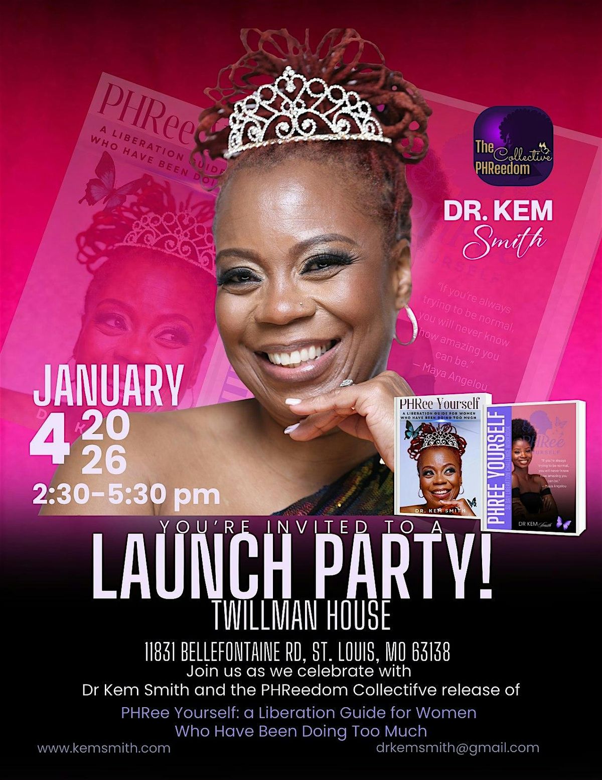 PHRee Yourself Book Launch Party