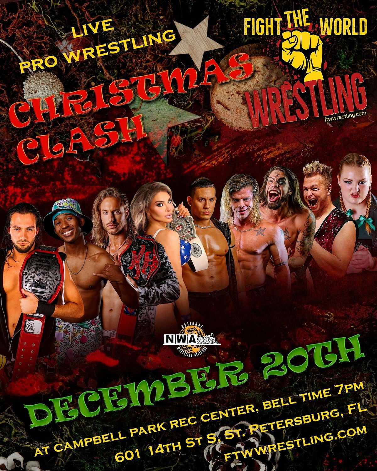 Fight The World Wrestling Christmas Chaos