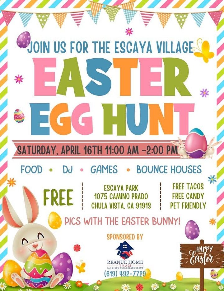 Easter Egg Hunt | Escaya Park, Chula Vista, CA | April 16, 2022