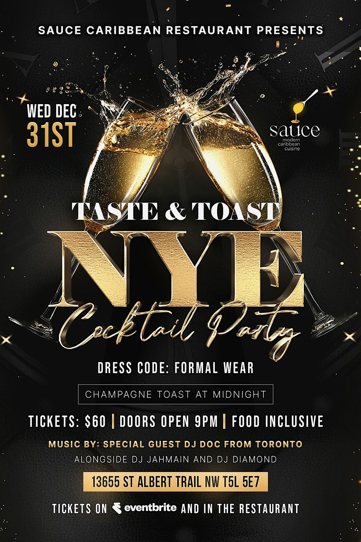 Taste & Toast - NYE Cocktail Party
