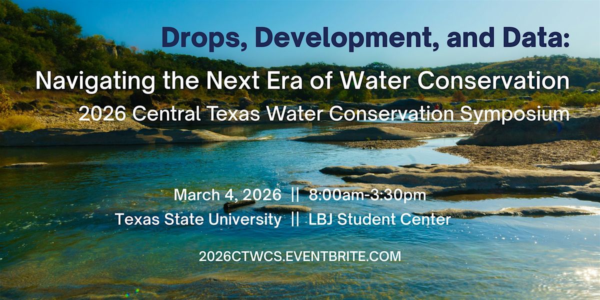 2026 Central Texas Water Conservation Symposium