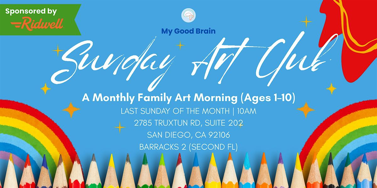 Sunday Art Club: A Monthly Family Art Morning (Ages 1\u201310)