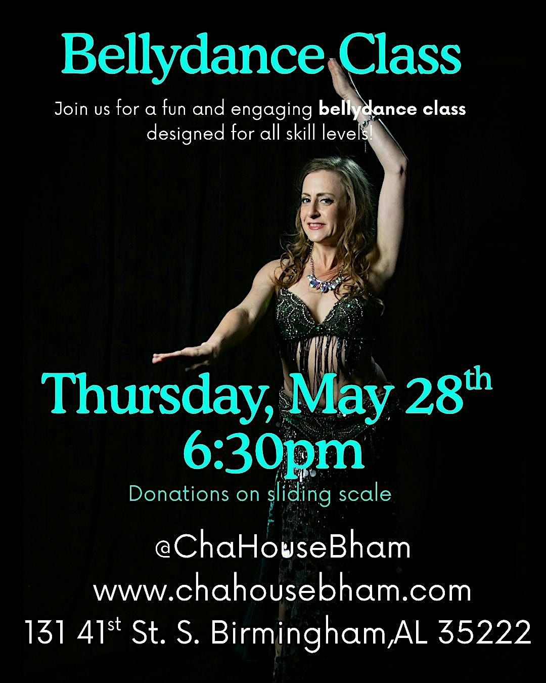 Community Bellydance Class @ Cha House Bham (All Levels)
