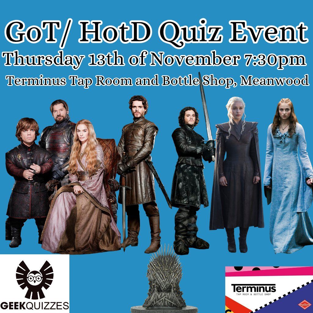 Game of Thrones\/ House of the Dragon Quiz Event