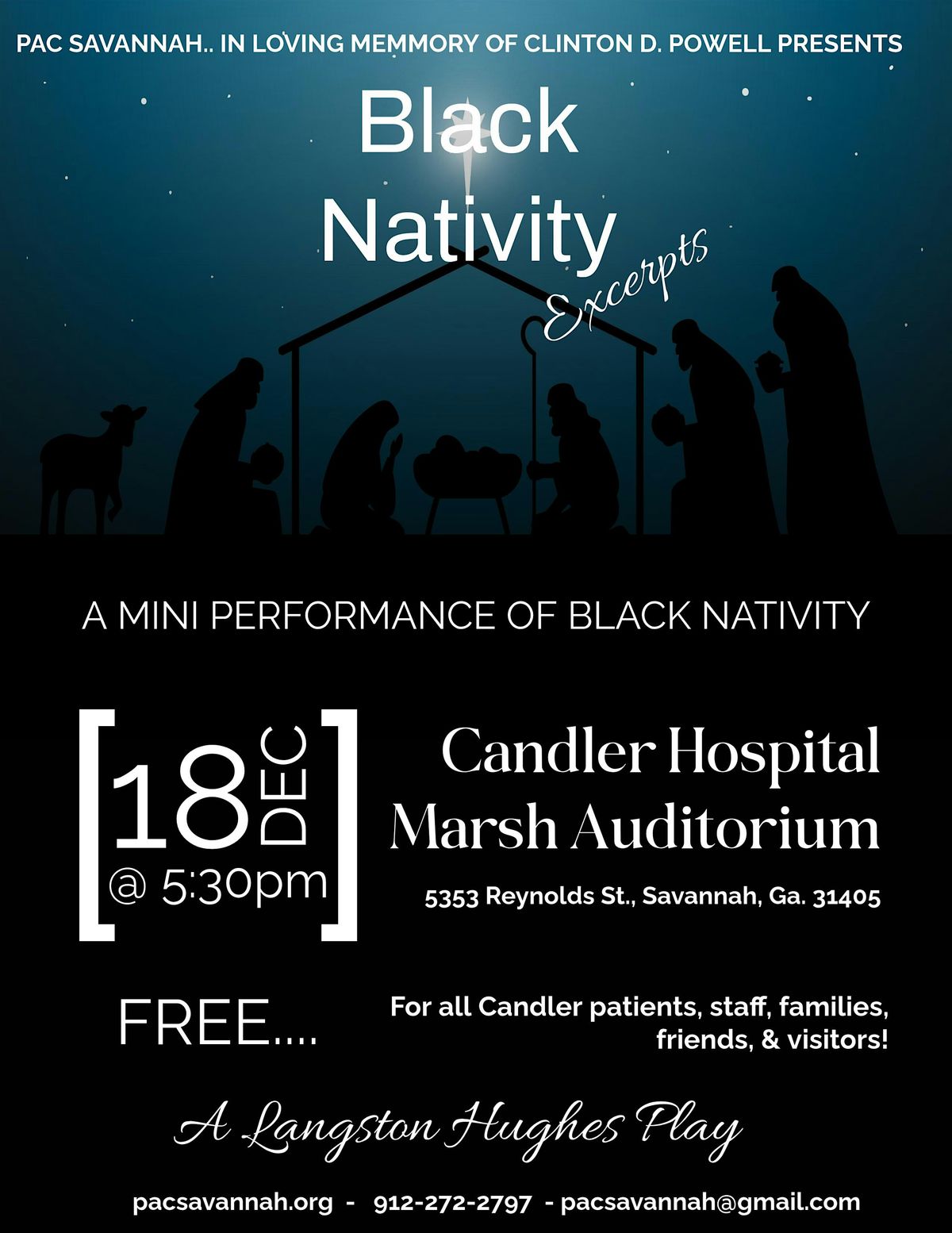 Black Nativity (excerpts) Langston Hughes Play