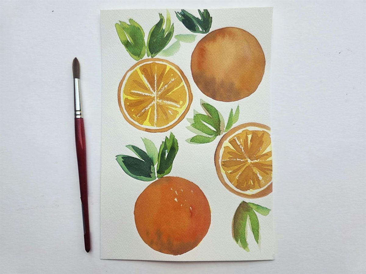 Watercolor for Beginners: Oranges